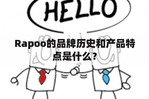 Rapoo的品牌历史和产品特点是什么？