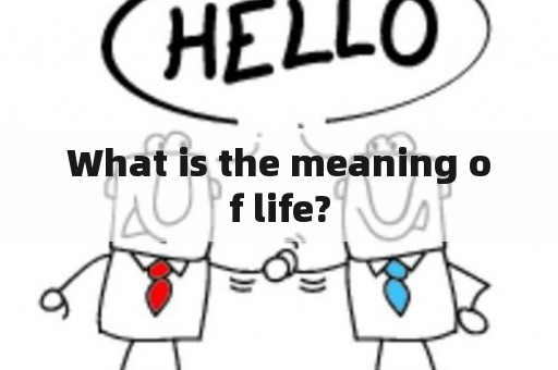 What is the meaning of life?