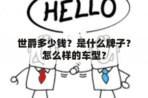 世爵多少钱？是什么牌子？怎么样的车型？