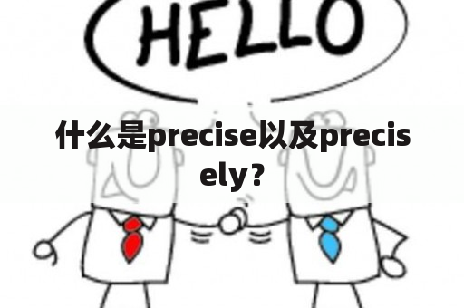 什么是precise以及precisely？