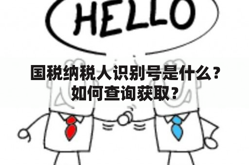 国税纳税人识别号是什么？如何查询获取？