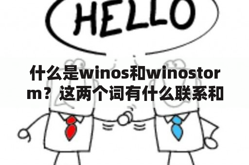 什么是winos和winostorm？这两个词有什么联系和区别？