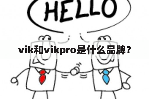 vik和vikpro是什么品牌？