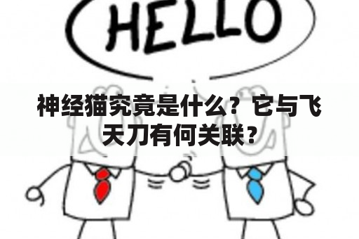 神经猫究竟是什么？它与飞天刀有何关联？