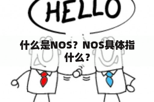 什么是NOS？NOS具体指什么？