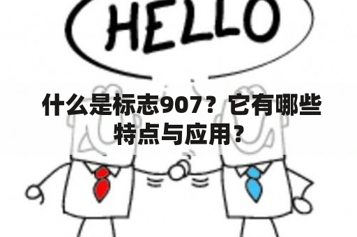  什么是标志907？它有哪些特点与应用？