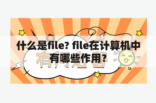 什么是file? file在计算机中有哪些作用？