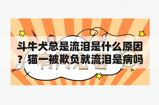 斗牛犬总是流泪是什么原因？猫一被欺负就流泪是病吗？