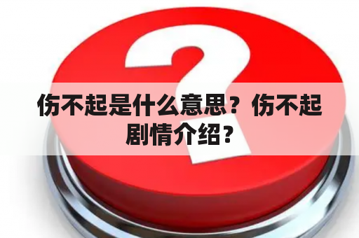 伤不起是什么意思？伤不起剧情介绍？