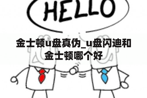 金士顿u盘真伪_u盘闪迪和金士顿哪个好