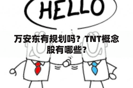 万安东有规划吗？TNT概念股有哪些？