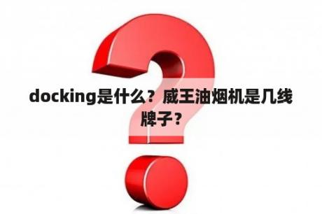 docking是什么？威王油烟机是几线牌子？