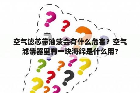 空气滤芯带油渍会有什么危害？空气滤清器里有一块海绵是什么用？