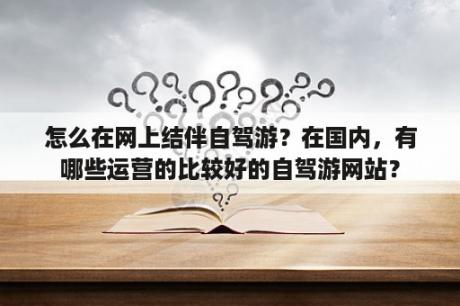 怎么在网上结伴自驾游？在国内，有哪些运营的比较好的自驾游网站？