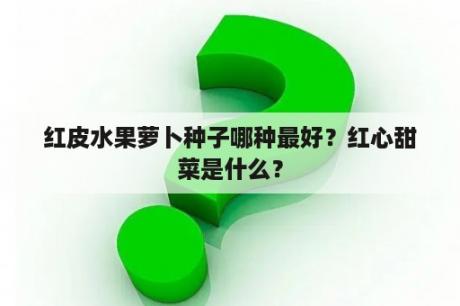 红皮水果萝卜种子哪种最好？红心甜菜是什么？