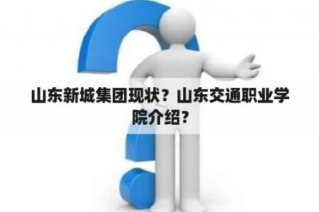 山东新城集团现状？山东交通职业学院介绍？