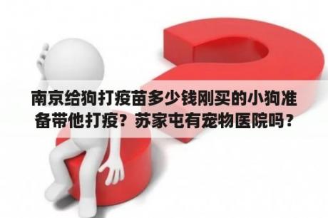 南京给狗打疫苗多少钱刚买的小狗准备带他打疫？苏家屯有宠物医院吗？