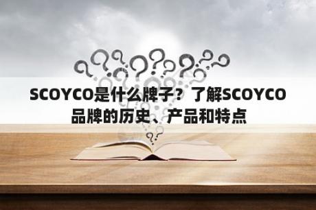 SCOYCO是什么牌子？了解SCOYCO品牌的历史、产品和特点