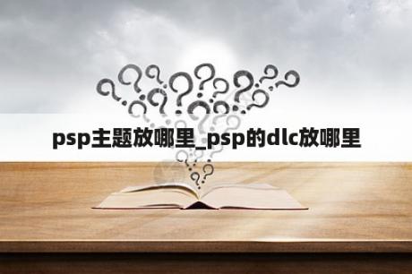 psp主题放哪里_psp的dlc放哪里