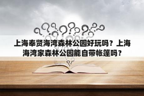 上海奉贤海湾森林公园好玩吗？上海海湾家森林公园能自带帐篷吗？