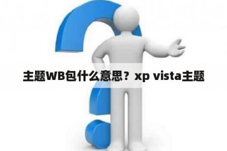 主题WB包什么意思？xp vista主题