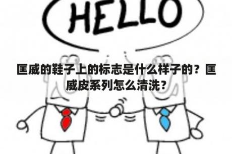 匡威的鞋子上的标志是什么样子的？匡威皮系列怎么清洗？