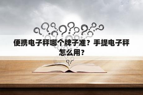 便携电子秤哪个牌子准？手提电子秤怎么用？