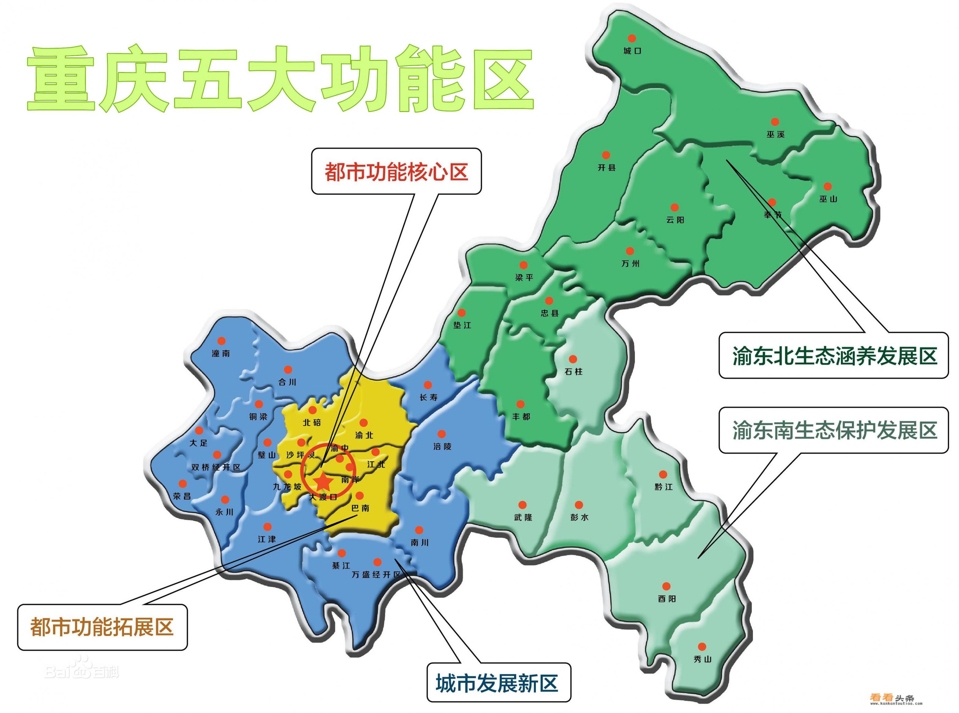 重庆市地图区域划分？重庆七环地图北碚区是哪些环？