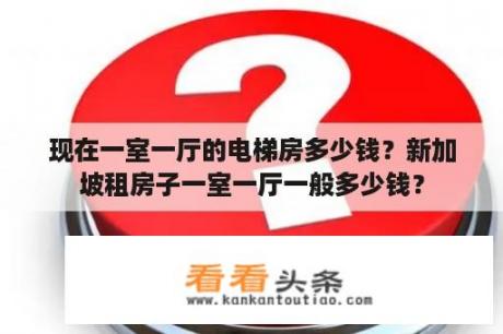 现在一室一厅的电梯房多少钱？新加坡租房子一室一厅一般多少钱？