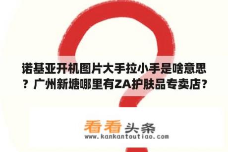 诺基亚开机图片大手拉小手是啥意思？广州新塘哪里有ZA护肤品专卖店？