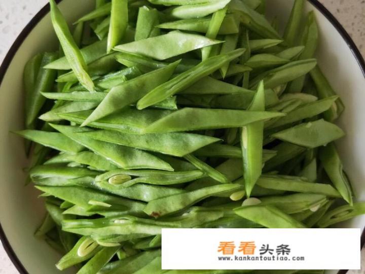 白豆角怎么素炒好食又简单？