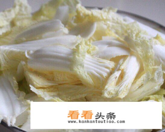 豆腐炖白菜怎么做？