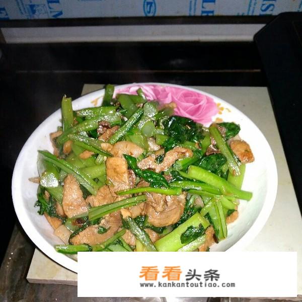 菜心儿怎么炒好吃？