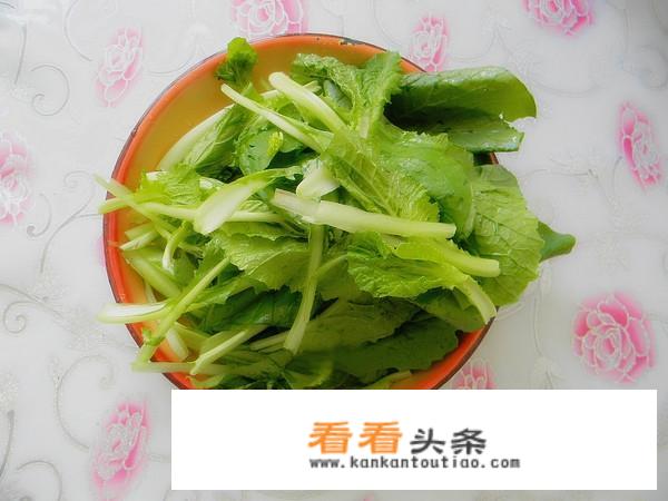 凉拌小白菜的做法？