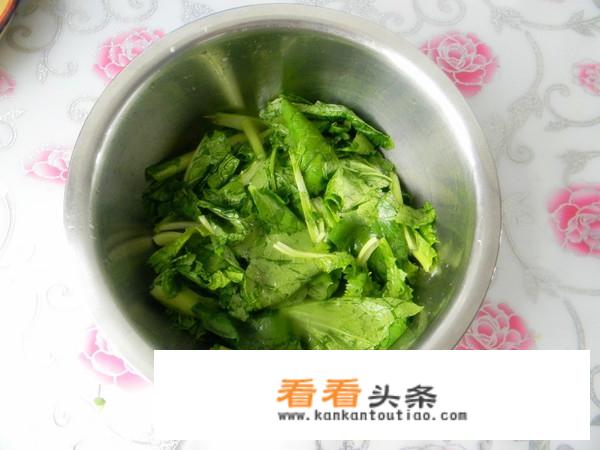 凉拌小白菜的做法？