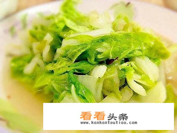 怎么炒大白菜不苦