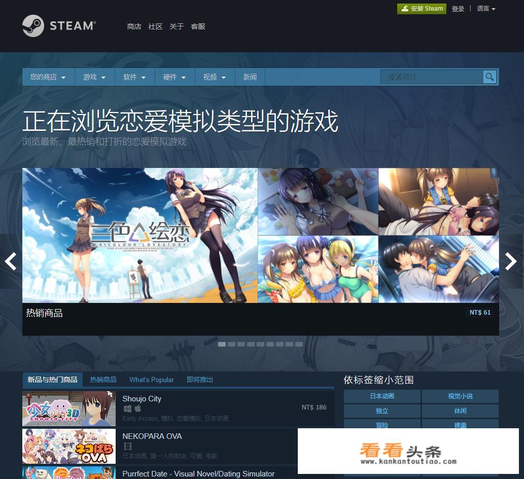 在steam上如何购买游戏，有哪些步骤和流程