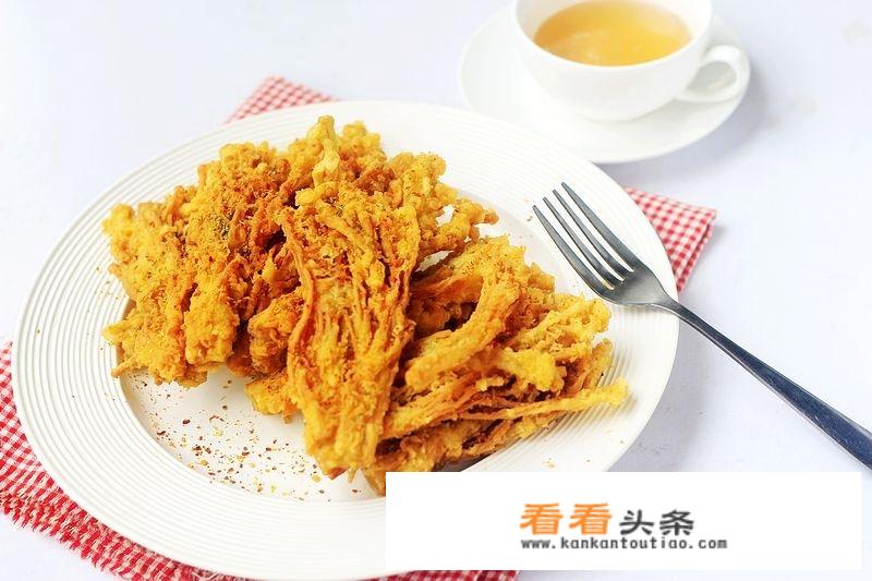 金针菇怎么炸酥脆