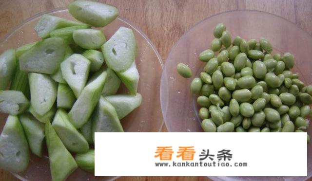 丝瓜炒毛豆怎么烧呢？_丝瓜毛豆炒鸡蛋