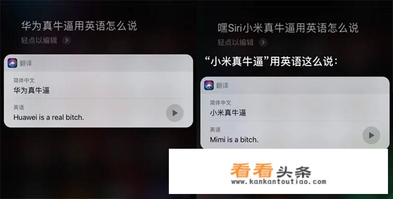 苹果Siri侮辱性翻译，华为、高通、库克都被辱骂，大家怎么看？_苹果辱华过吗