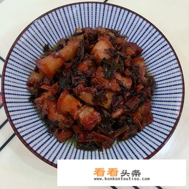 梅菜烧肉的做法