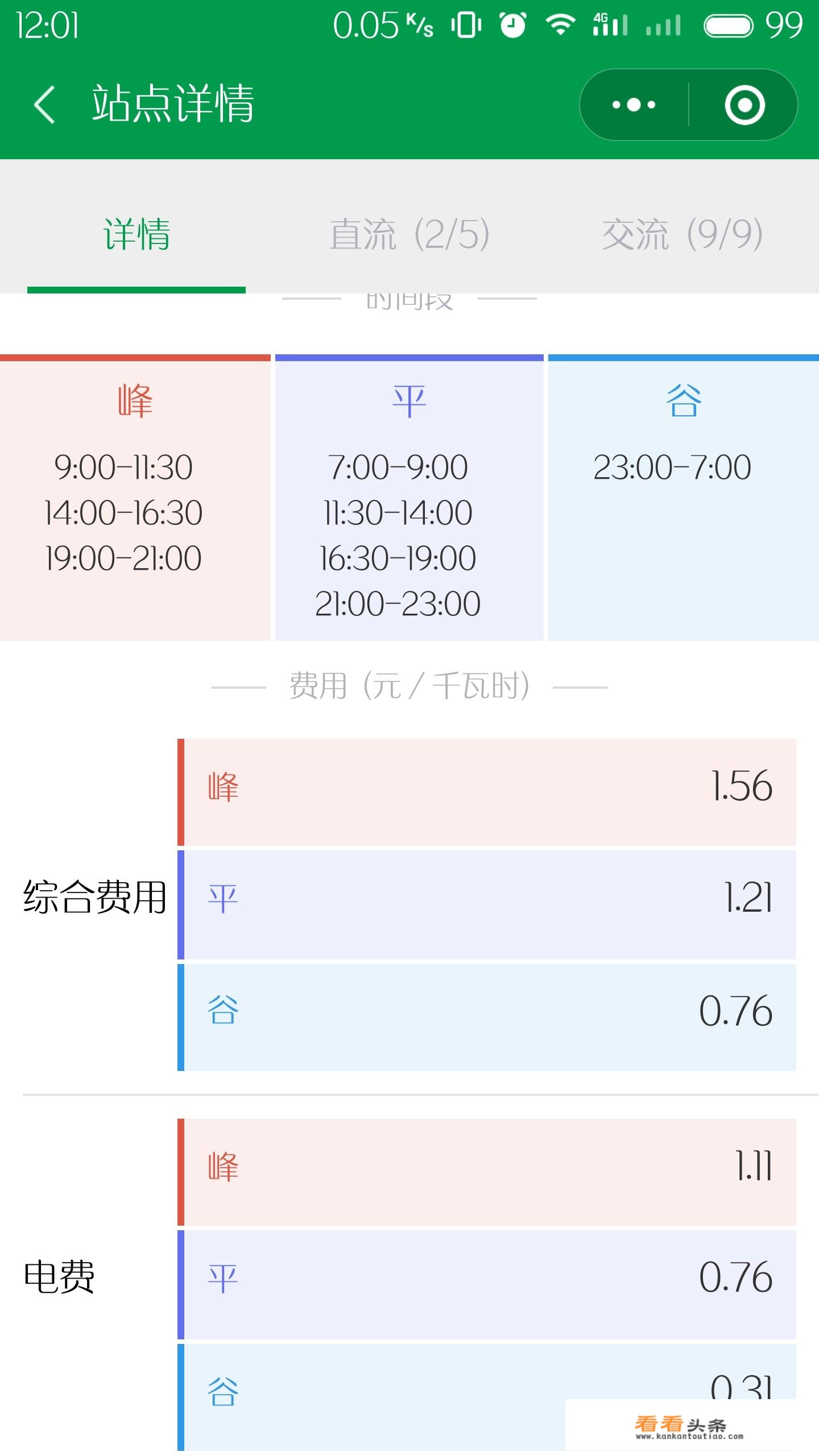 电动汽车充电成本是多少