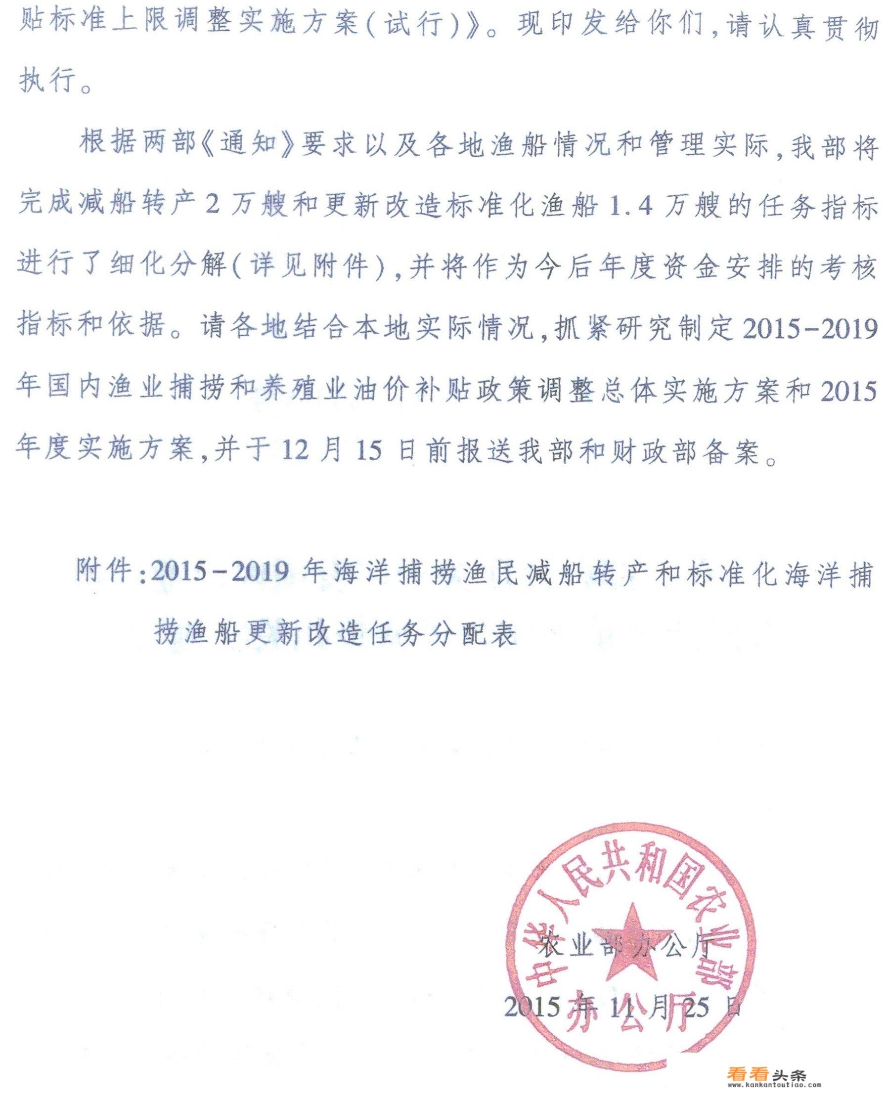 河北省渔船补贴要给到什么时候。听说2019年要强制砸船，那120的船要赔？