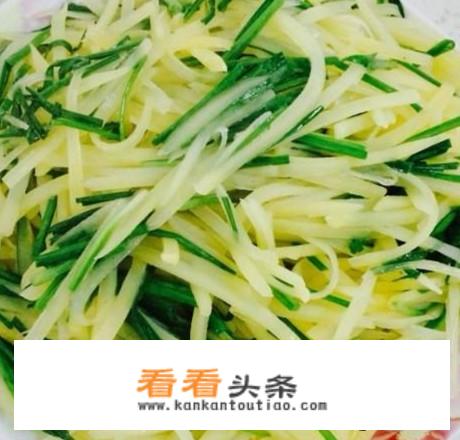 小米韭菜炒土豆丝的做法是什么？