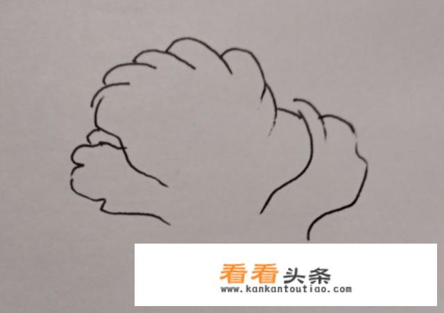 《植物大战僵尸》中菜问的简笔画步骤？