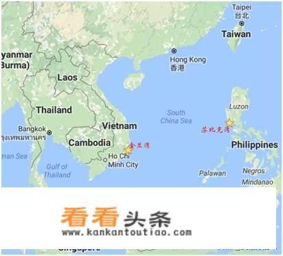 越南芽庄到金兰湾相差多远？