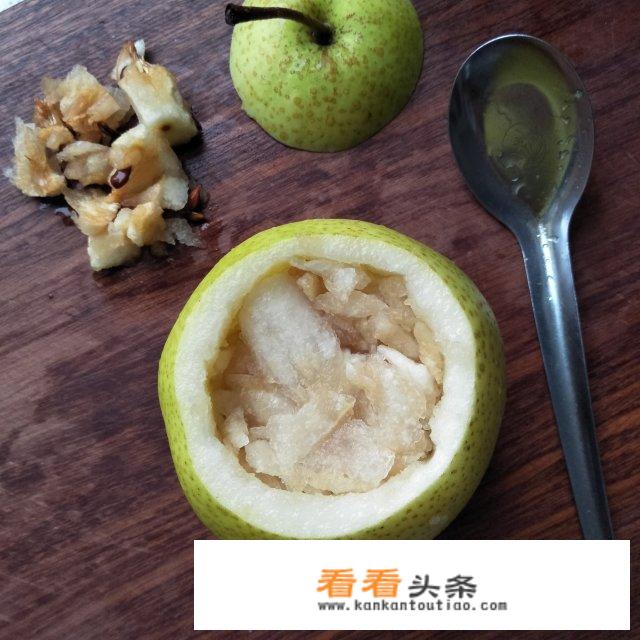 川贝蒸雪梨正确做法？