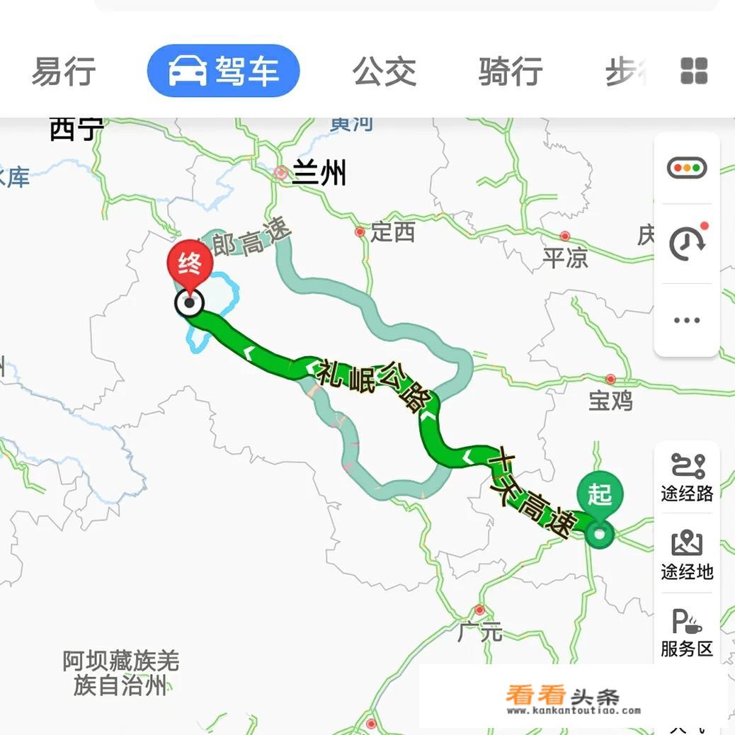 从汉中到甘南和青海，如何规划自驾游路线？