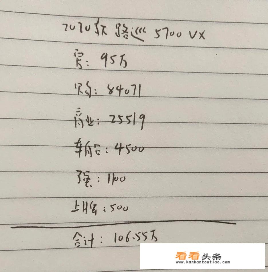17款陆巡5700多少钱18款丰田酷路泽5700最新价格？