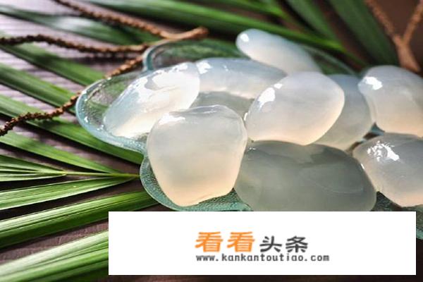 果肉透明像果冻的水果？